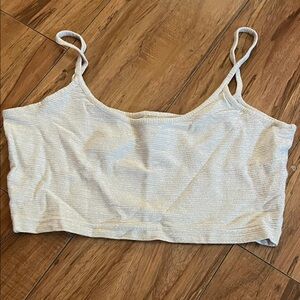 Women's Cream Strappy Top